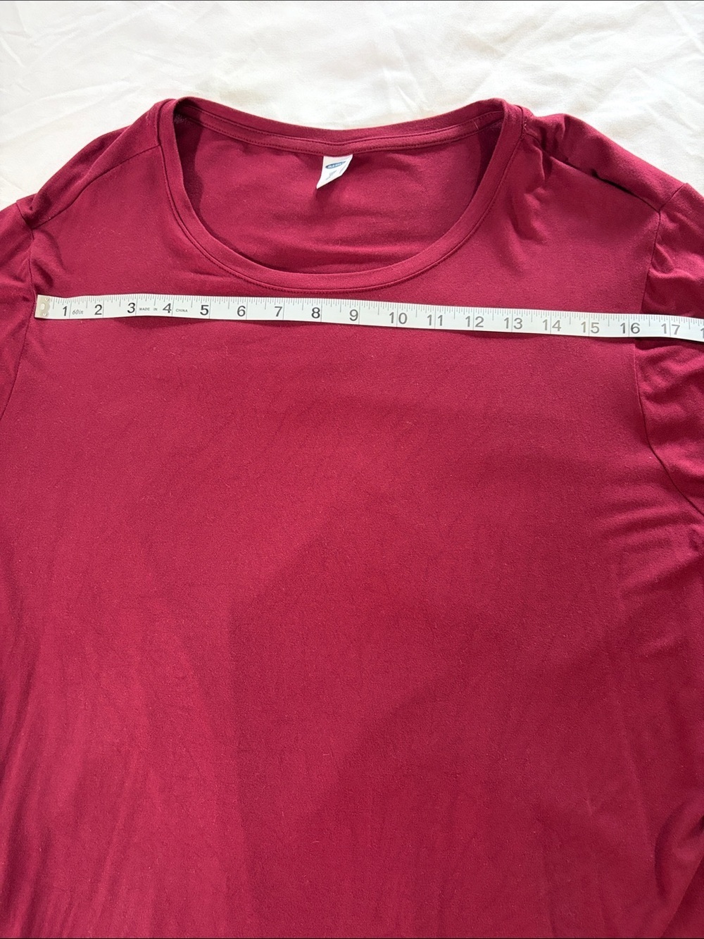 Old Navy Long Sleeve Scoop Neck Top - Wine - Picture 6 of 10